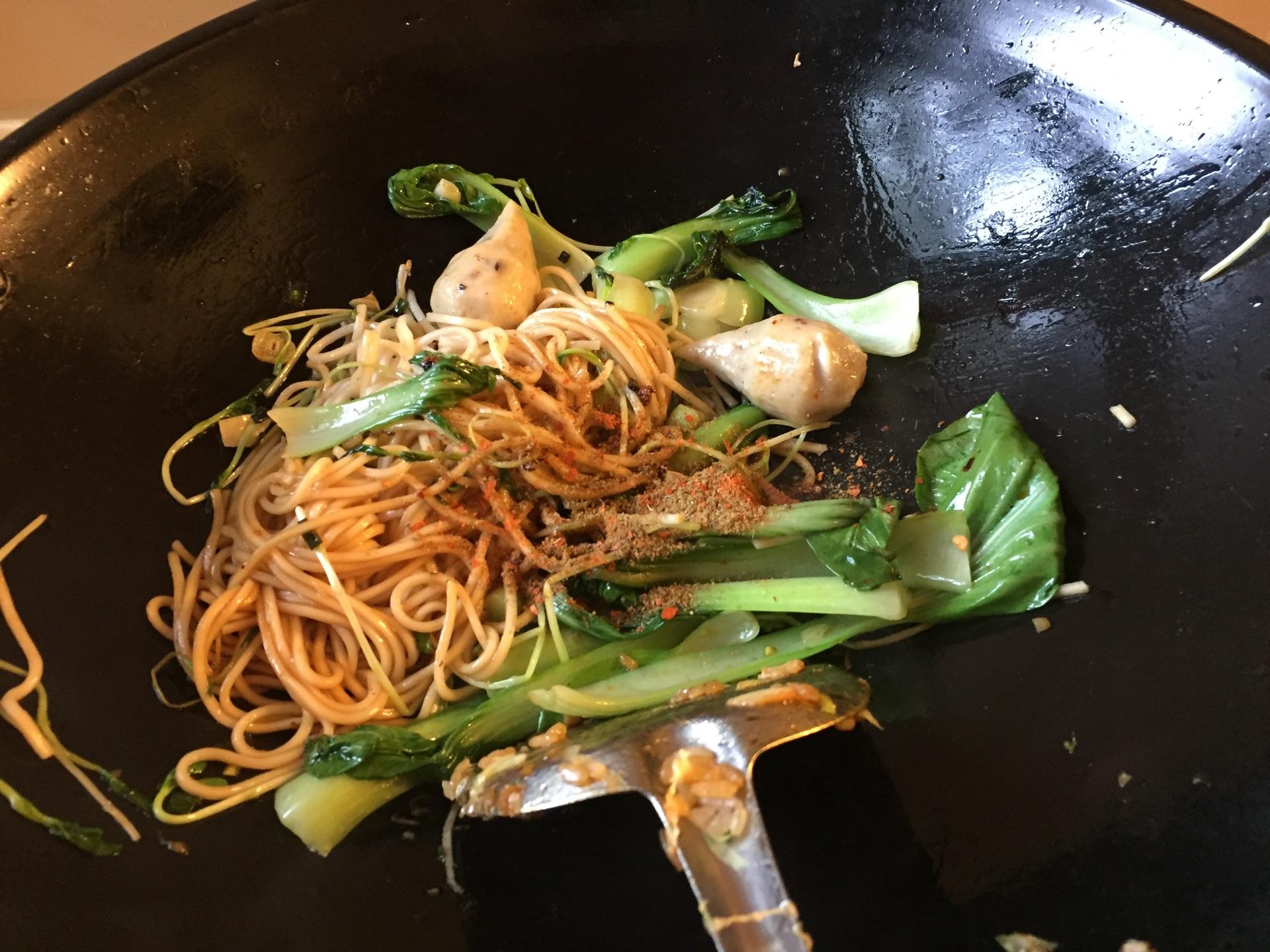 孜然炒面的做法