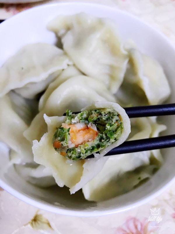 虾仁饺子的做法
