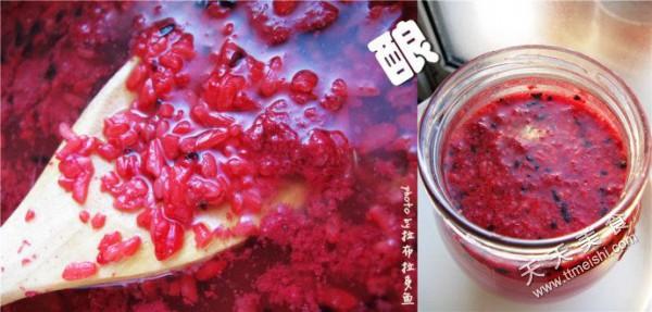 红曲甜酒酿的做法