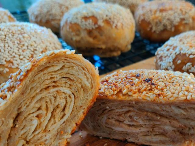 麻酱烧饼的做法视频