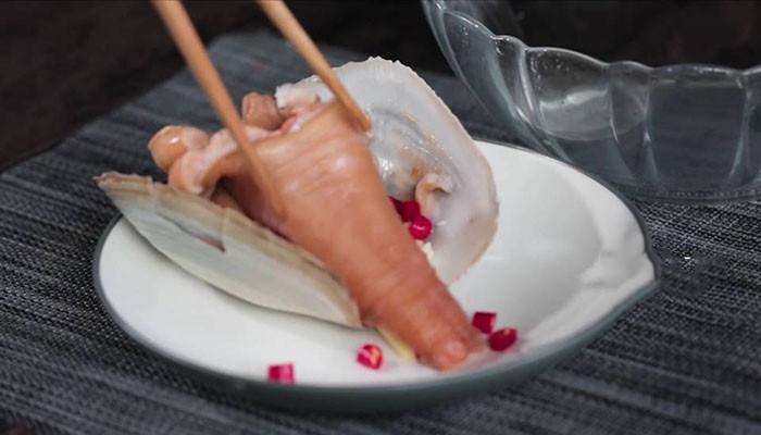 冰冻象拔蚌的做法