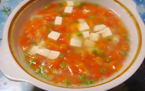 西红柿豆腐汤的做法