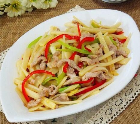 冬笋肉丝的做法