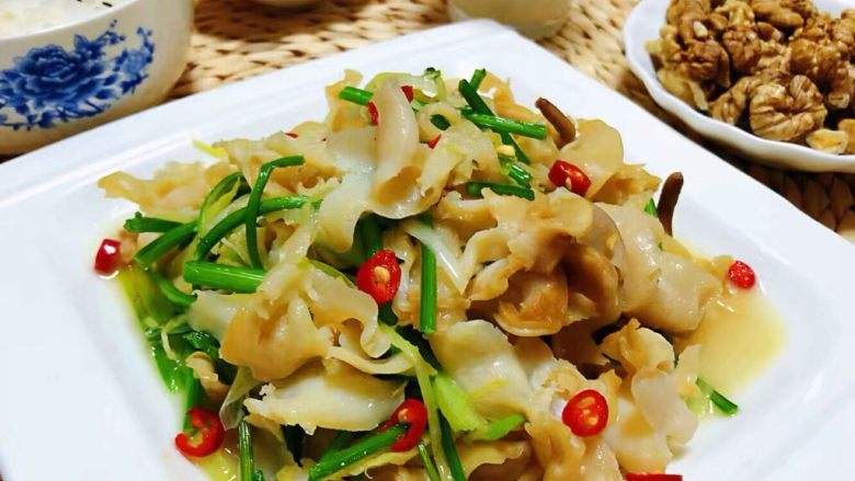 葱烧海螺的做法