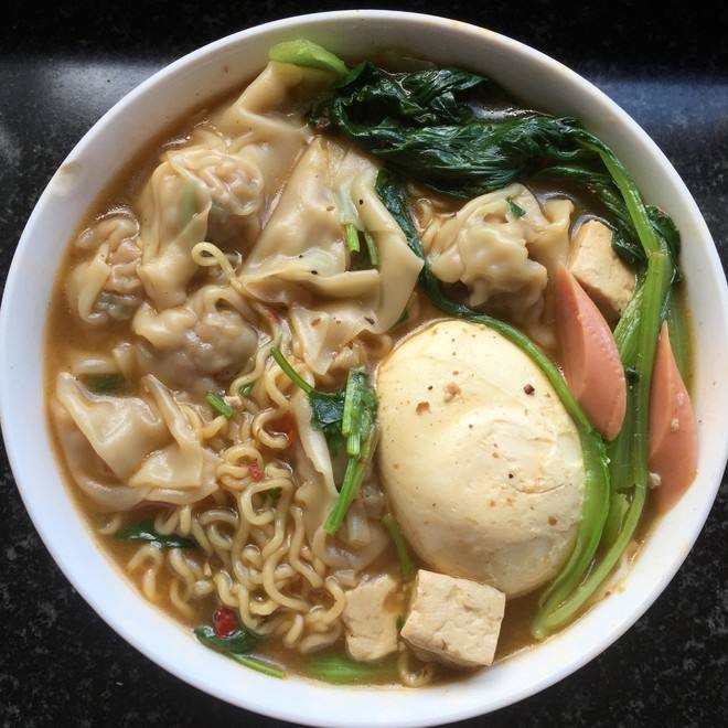 馄饨面的做法