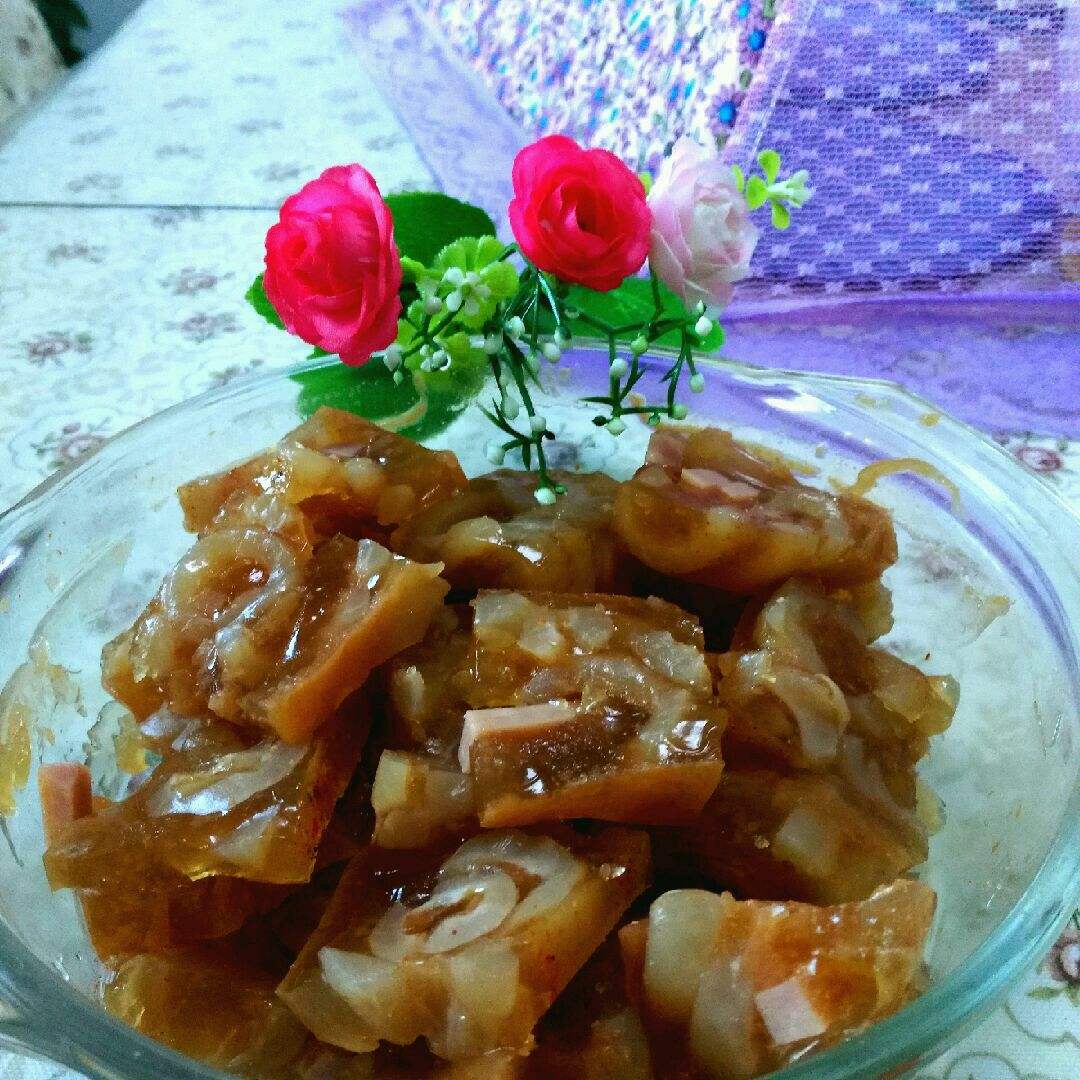 自制肉皮冻的做法 高压锅