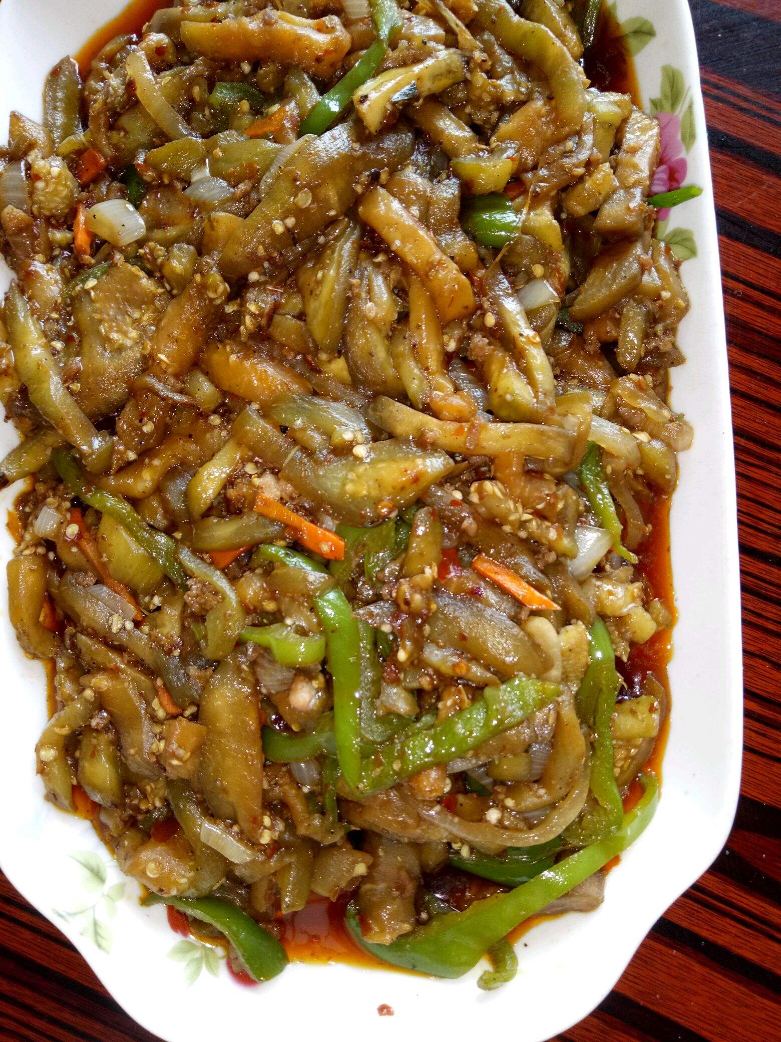 香辣茄子的做法