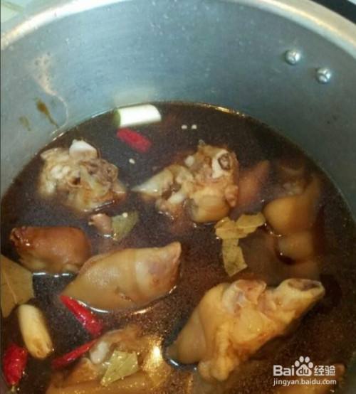 熟猪蹄的做法大全