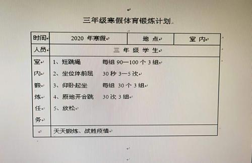 如何制定运动训练计划