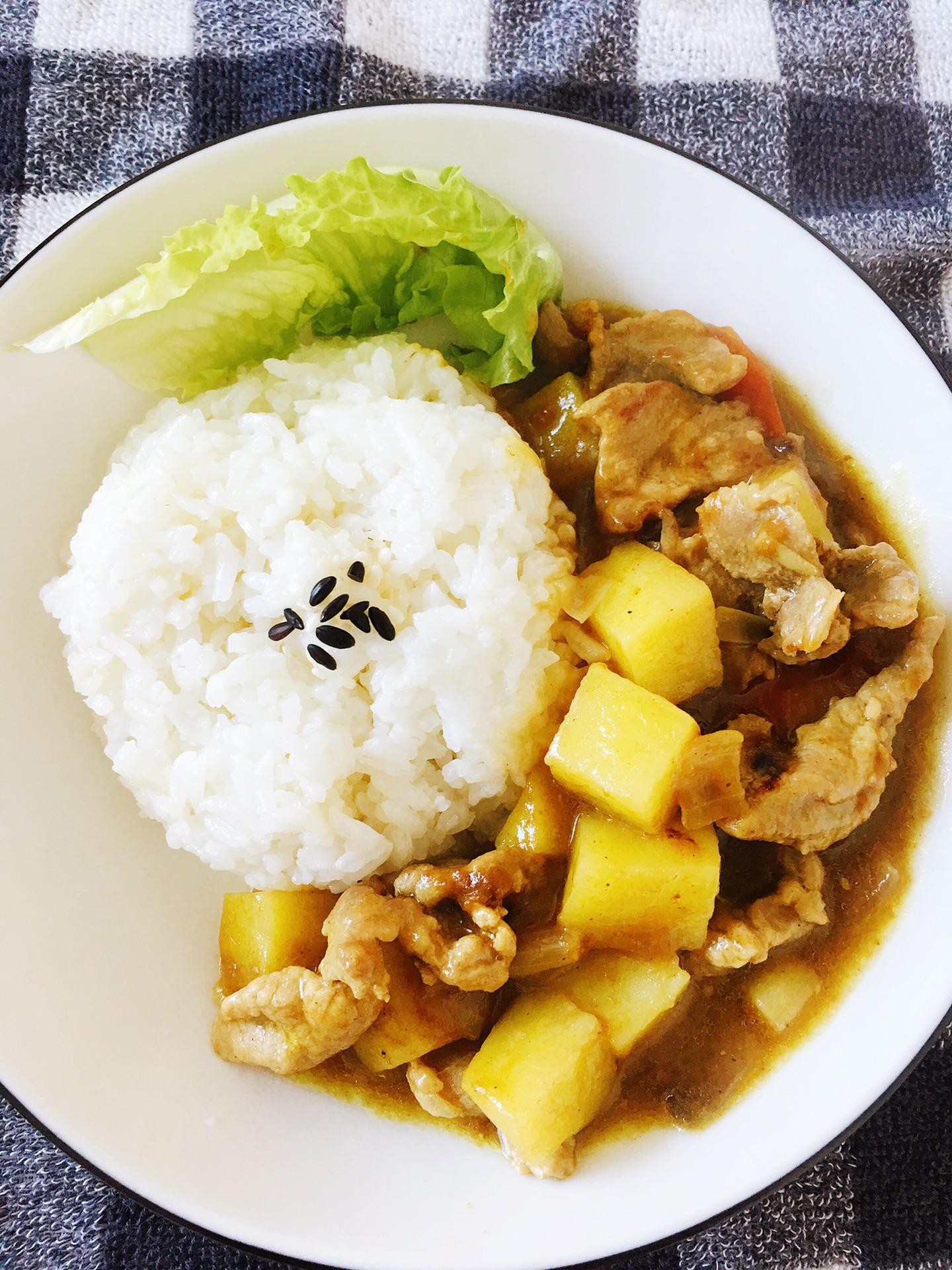 咖喱饭的做法