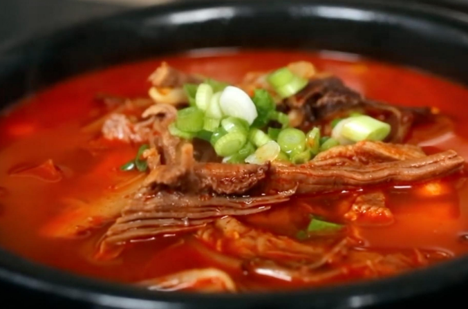 韩国辣牛肉汤的做法