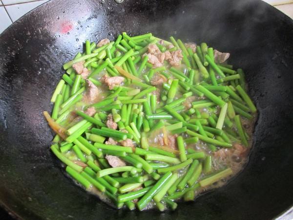 蒜苔的做法