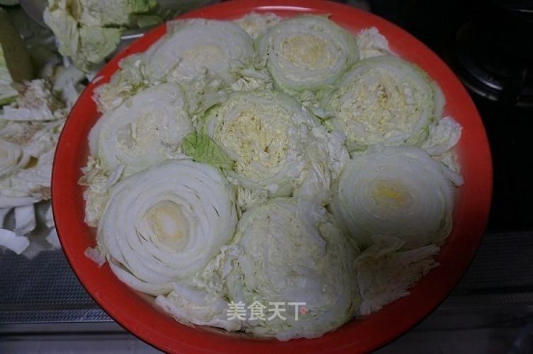 白菜芥末堆的做法