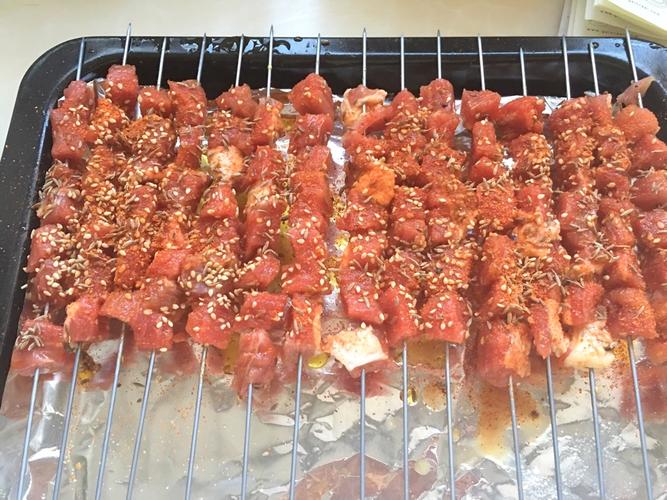 碳烤肉串的做法