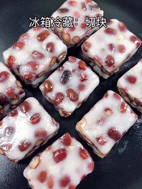 糯米红豆糕的做法