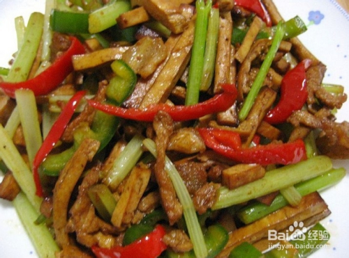 香干炒肉的做法