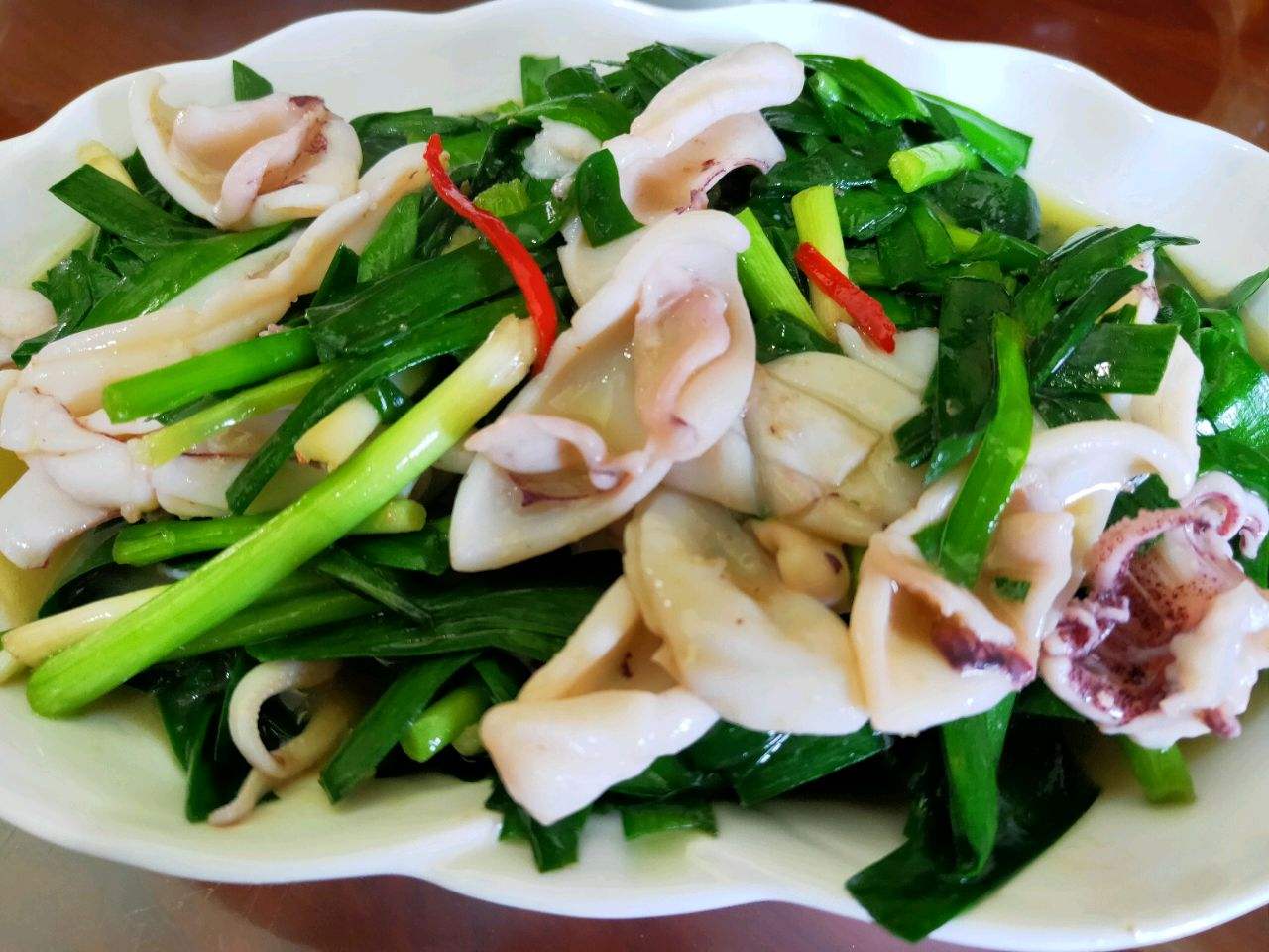 鱿鱼炒韭菜的做法大全