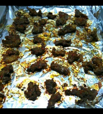 锡纸烤羊肉的做法