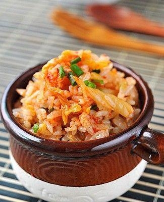 韩国泡菜炒饭的做法