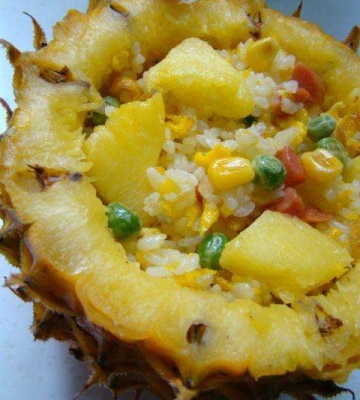 菠萝饭的做法