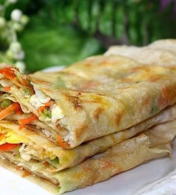 红油煎饼做法