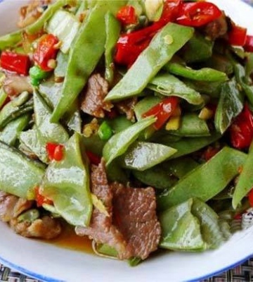 扁豆肉饭的做法