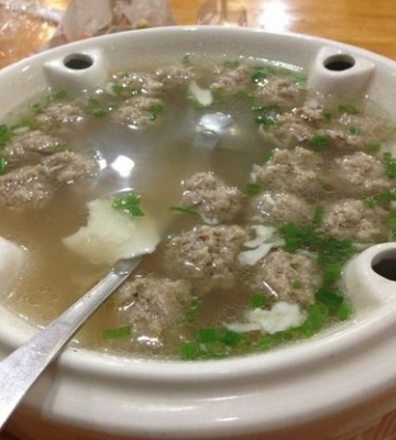 汽锅肉丸汤的做法